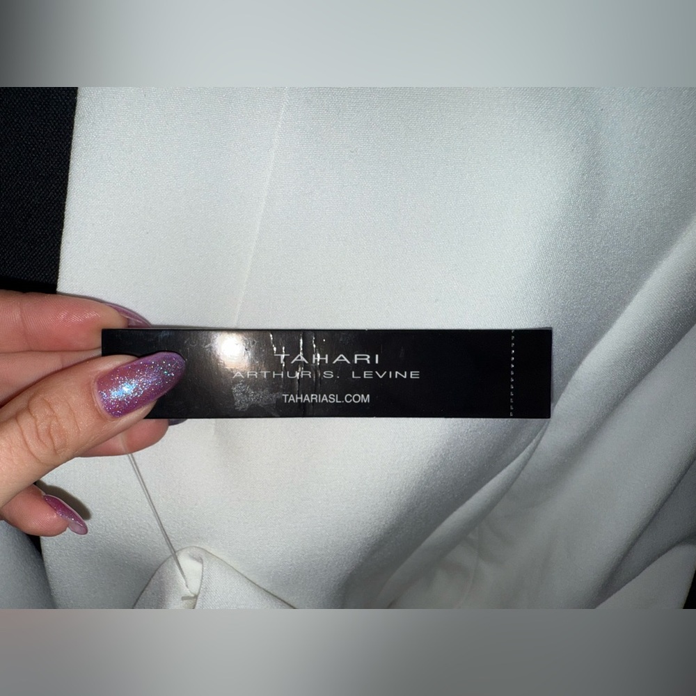 Tahari NWT Ivory Blazer‎ Clean Girl Aesthetic Old Money Bridal Quiet Lux-Size 10 - Picture 9 of 11